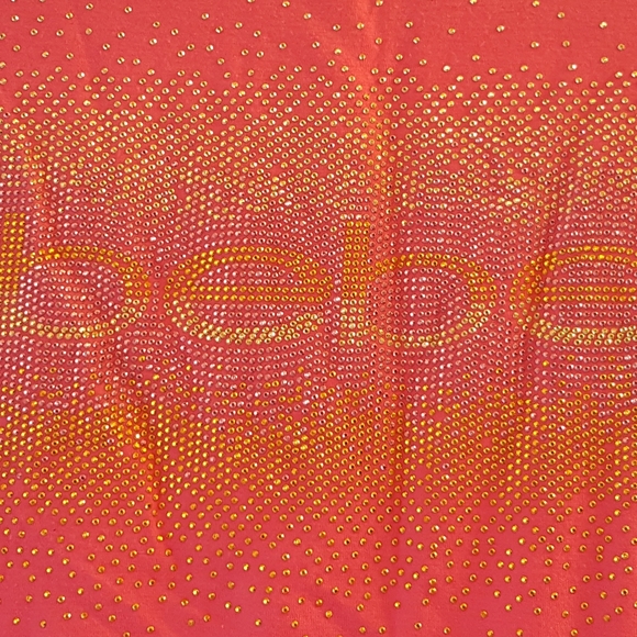 Womens Bebe S/S Logo Top - Picture 2 of 4